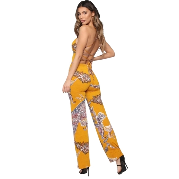 Fashion Nova Paisley Jumpsuit - Picture 10 of 12